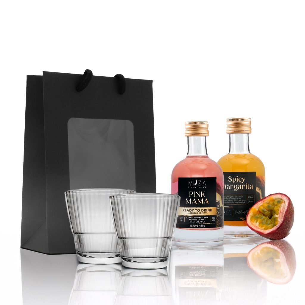 מארז קוקטיילים מתנה: החוויה המושלמת של 'מוזה קוקטיילים'